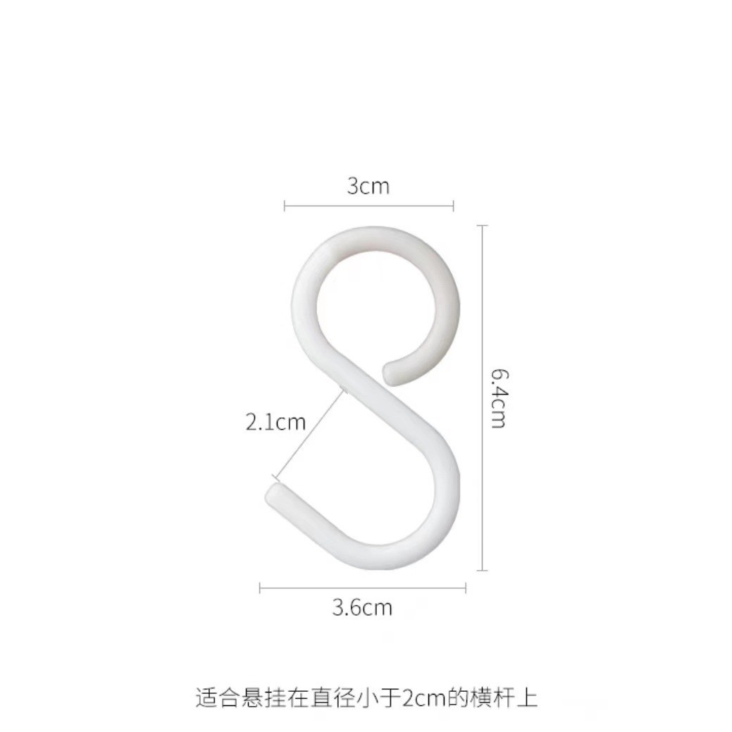 Nuevo hogar S-tipo gancho cocina baño dormitorio especial cabeza suave a prueba de golpes libre multi-funcional gancho