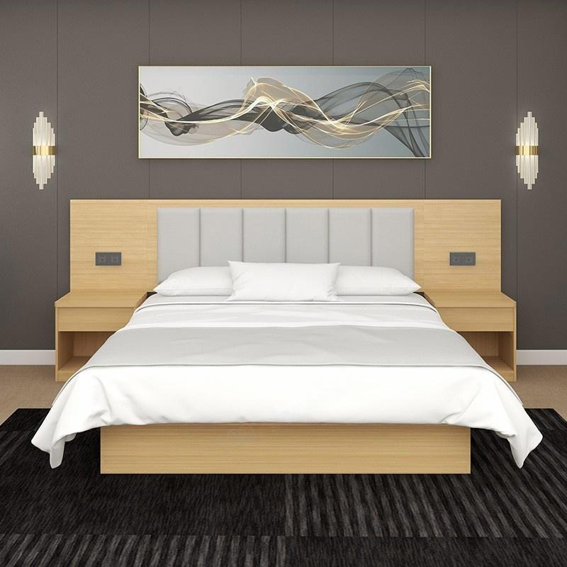 Hotel-Specific Beds, Guesthouse Apartment Rooms, Single and Double Beds, Modern Minimalist Style Hotel Furniture, Standard Room Full Set