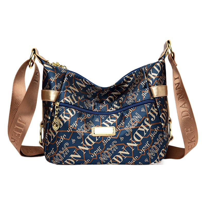 Bolsa de mujer 2023 nueva bolsa de mensajero de hombro de tela Oxford impermeable bolsa de Madre de mujer de mediana edad de gran capacidad multicompartimento