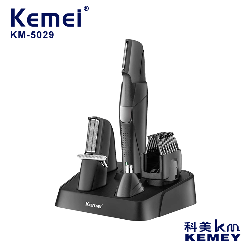 Cortadora de cabello eléctrica Komei KM-5029 de lavado de cuerpo completo afeitado nariz talla de cabello todo en uno traje de corte de pelo doméstico