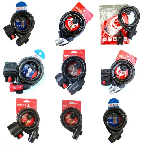 Bold 5103 Jizhou Car Lock Bicycle Ring Lock Mountain Bike Steel Cable Lock Alloy Steel Wire Lock