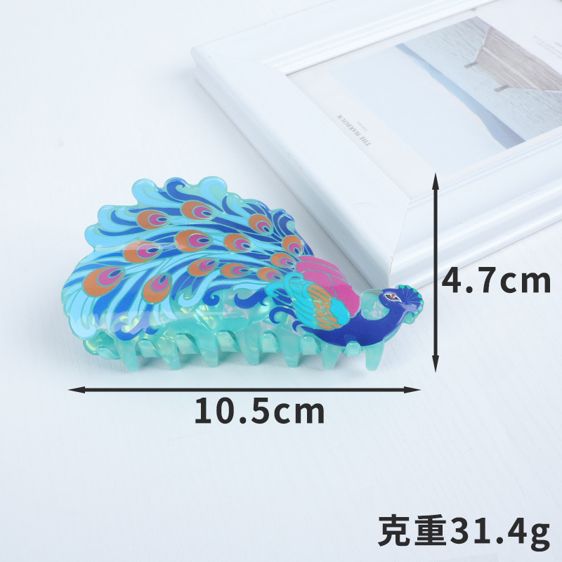 跨境个性海洋动物园抓夹企鹅鹦鹉狐狸长颈鹿螃蟹发夹鸭子海龟蜥蜴|undefined
