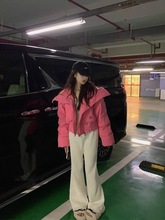 熙江南棉衣女年冬季新款设计翻领面包服外套短款棉服女