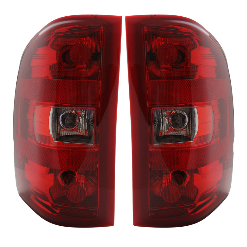 Aplicable a Chevrolet 07 - 13 Silverado luz trasera Solod original halógeno modelo de borde rojo