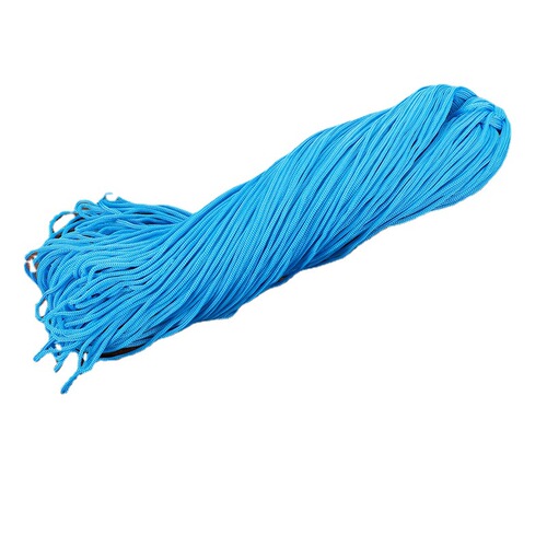 Strawberry picking rope, woven polypropylene four needle rope hollow bundle mouth hand-held colorful nylon rope DIY handmade rope