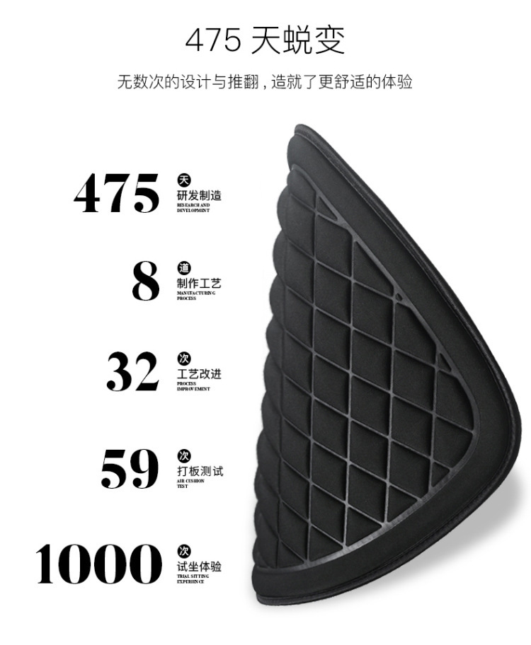 Cross-border hot-selling car square cushion car single cushion four seasons universal cycling cushion single anti-skid car cushion