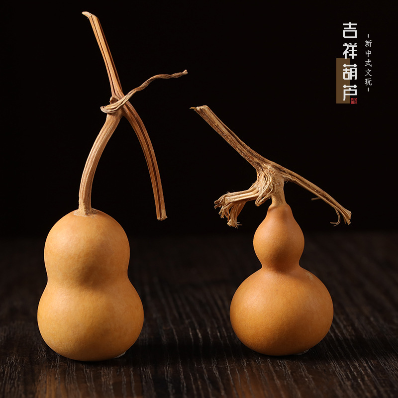 文玩葫芦手把件带龙头自然小手捻手盘玩把玩挂件摆件迷你批发货源