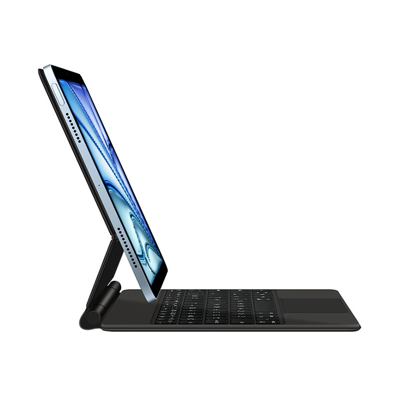 Клавиатурный кожаный чехол для iPad 11 (2025 / Air / Pro), подвесной магнитный, многоцветный