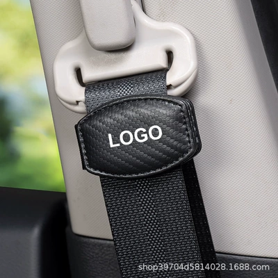 Seat belt shoulder pad | Neck Strangulation - tesla-limiter-oval-carbon-fiber-pattern-single