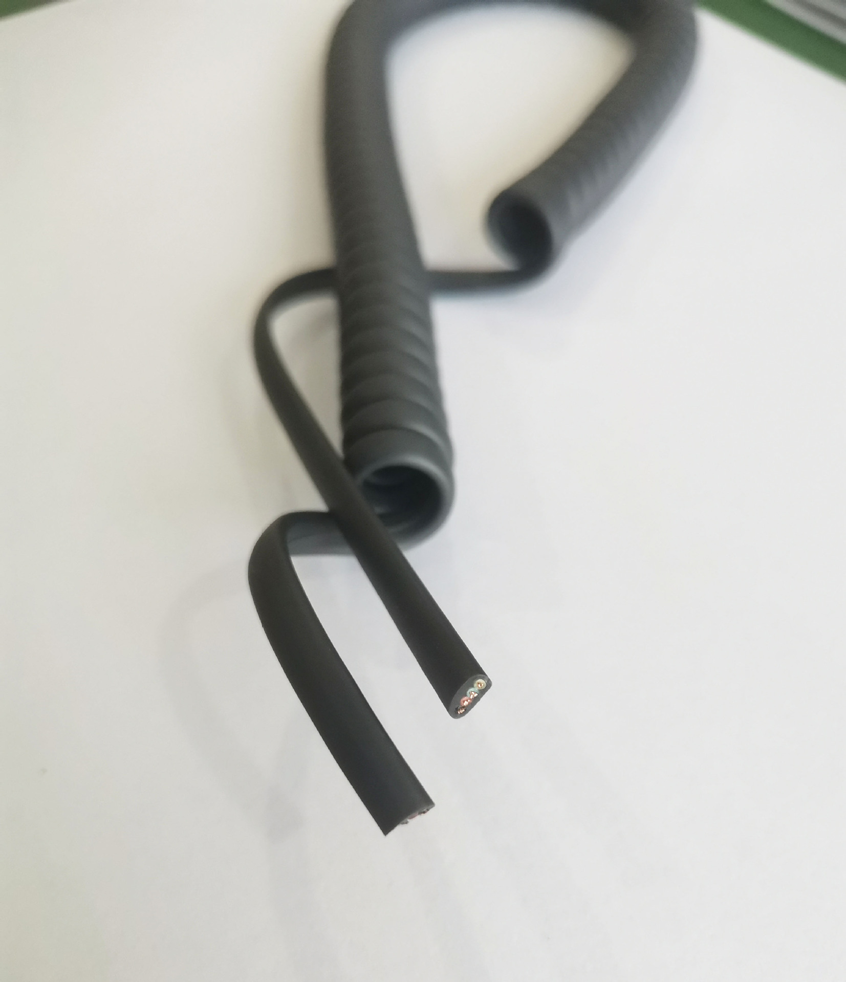 四芯弹簧线TPU弹簧线信号传输连接线电子线通讯线缆