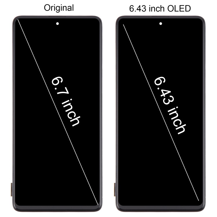Para Galaxy A71 4G SM-A715F 6.43 pulgadas OLED LCD