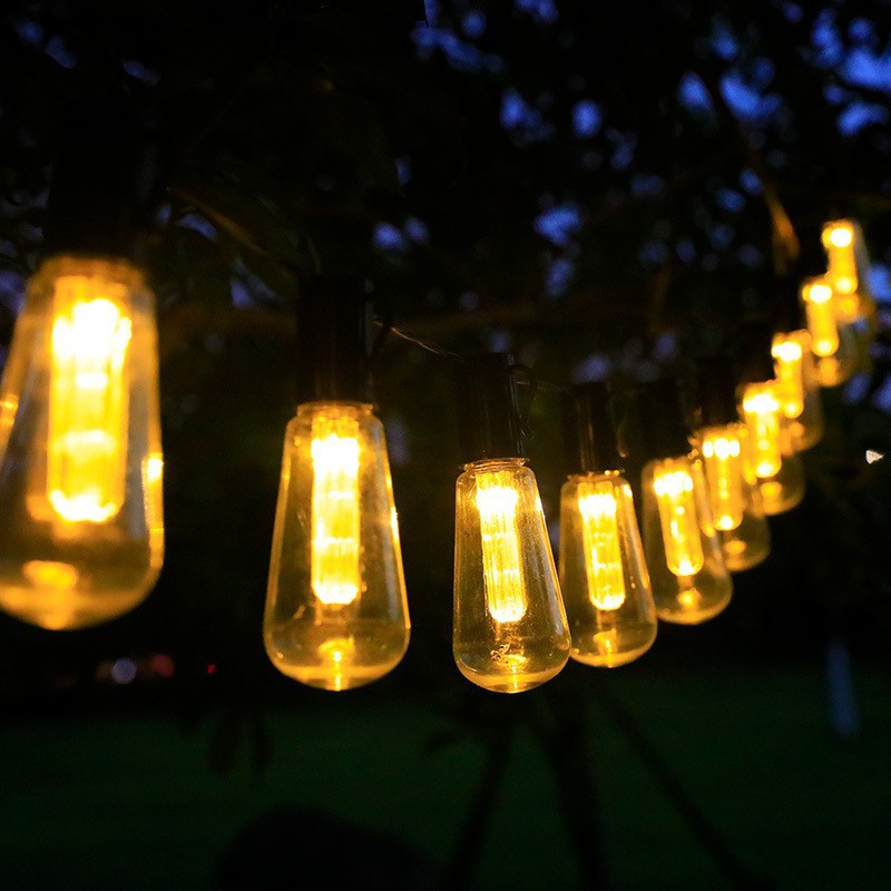 Luci a LED solari e USB - Luci da campeggio impermeabili per esterni, luci decorative per giardino, patio, tenda e tendaggi_voghion.com