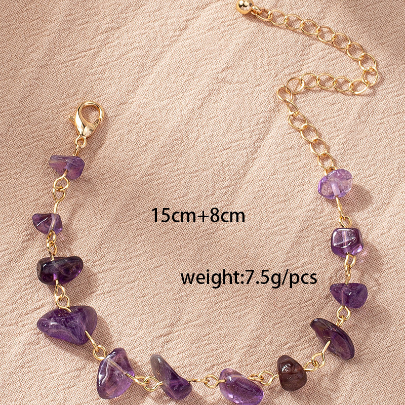 Simple Style Geometric Metal Metal Button Artificial Crystal Bracelets 1 Piece