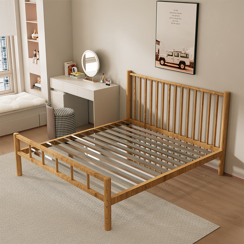 Straight bedside oak color + 13 beams