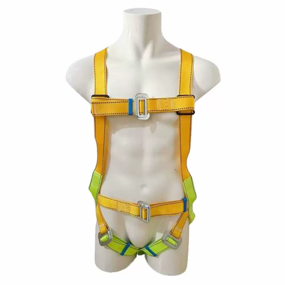 跨境亚马逊 欧式安全带  攀岩登山防护 防坠落高空作业保险带
