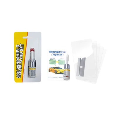 damaged windshield repair agent — Auto glass repair liquid
