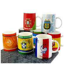 2024足球欧洲杯纪念品法国西班牙葡萄牙陶瓷杯荷兰意大利马克杯子