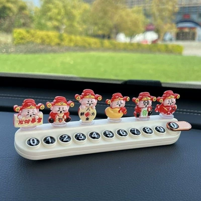 aromatherapy car interior decoration accessory, Nömrəli dayanma kartı