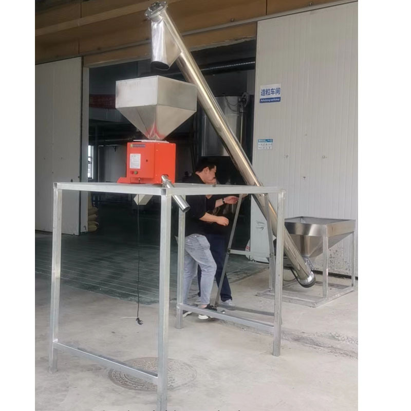 大量生産量スパイラル材料金属分離機プラスチック農作物粉粒攪拌籠スパイラルコンベアはトントンで包むことができる|undefined