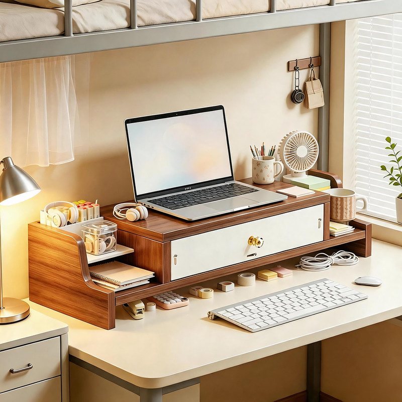 Computer height-adjustable stand, laptop monitor stand, desktop computer riser, multifunctional desktop computer storage rack Computer height-adjustable stand, laptop monitor stand, desktop computer riser, multifunctional desktop computer storage rack