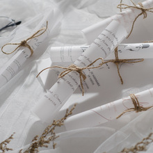 ins摄影手写硫酸纸婚礼装饰品拍照道具 美甲珠宝饰品拍摄背景纸