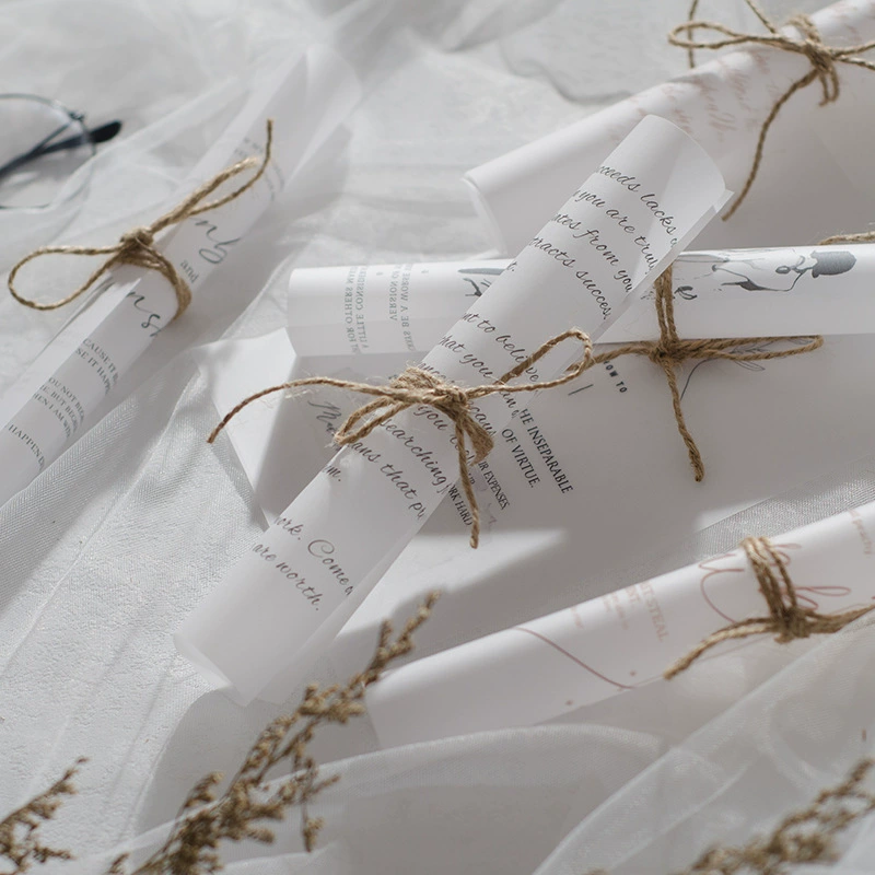 Ins Фотография Рукописная серная кислотная бумага Свадебные украшения Реквизит для фотографий Дизайн ногтей Ювелирные изделия Фотография Фон Бумага