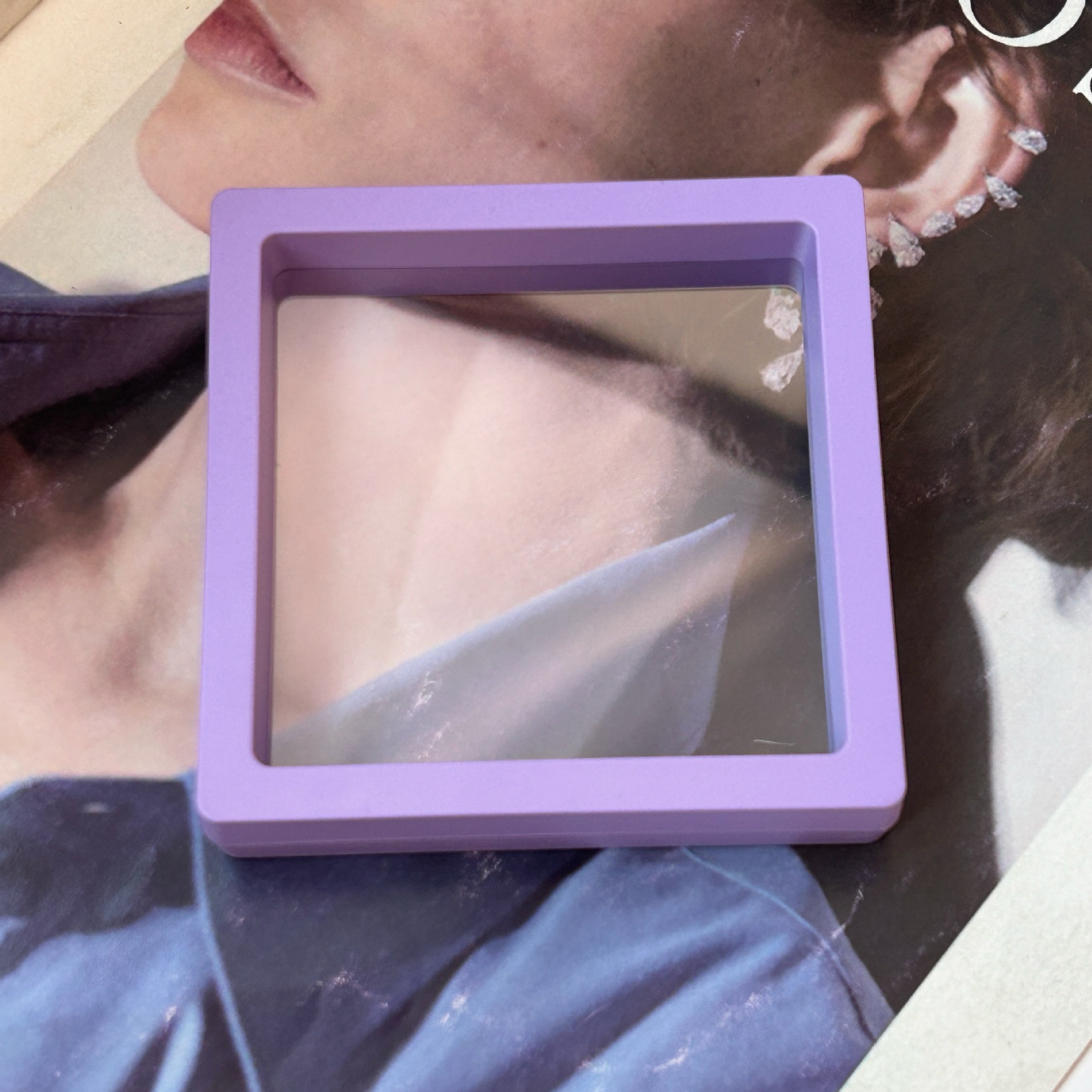 Matching purple suspension box