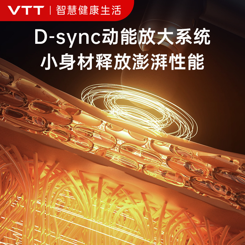 VTT ミニ筋膜ガンプロフェッショナルグレード小型ポータブル筋肉マッサージャー頚椎腰リラクゼーション頚膜ガン工場|undefined