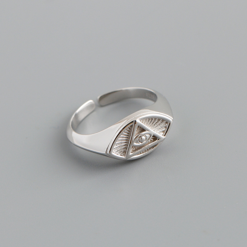 Fashion Devilu0027S Eye Sterling Silver Rings 1 Piece