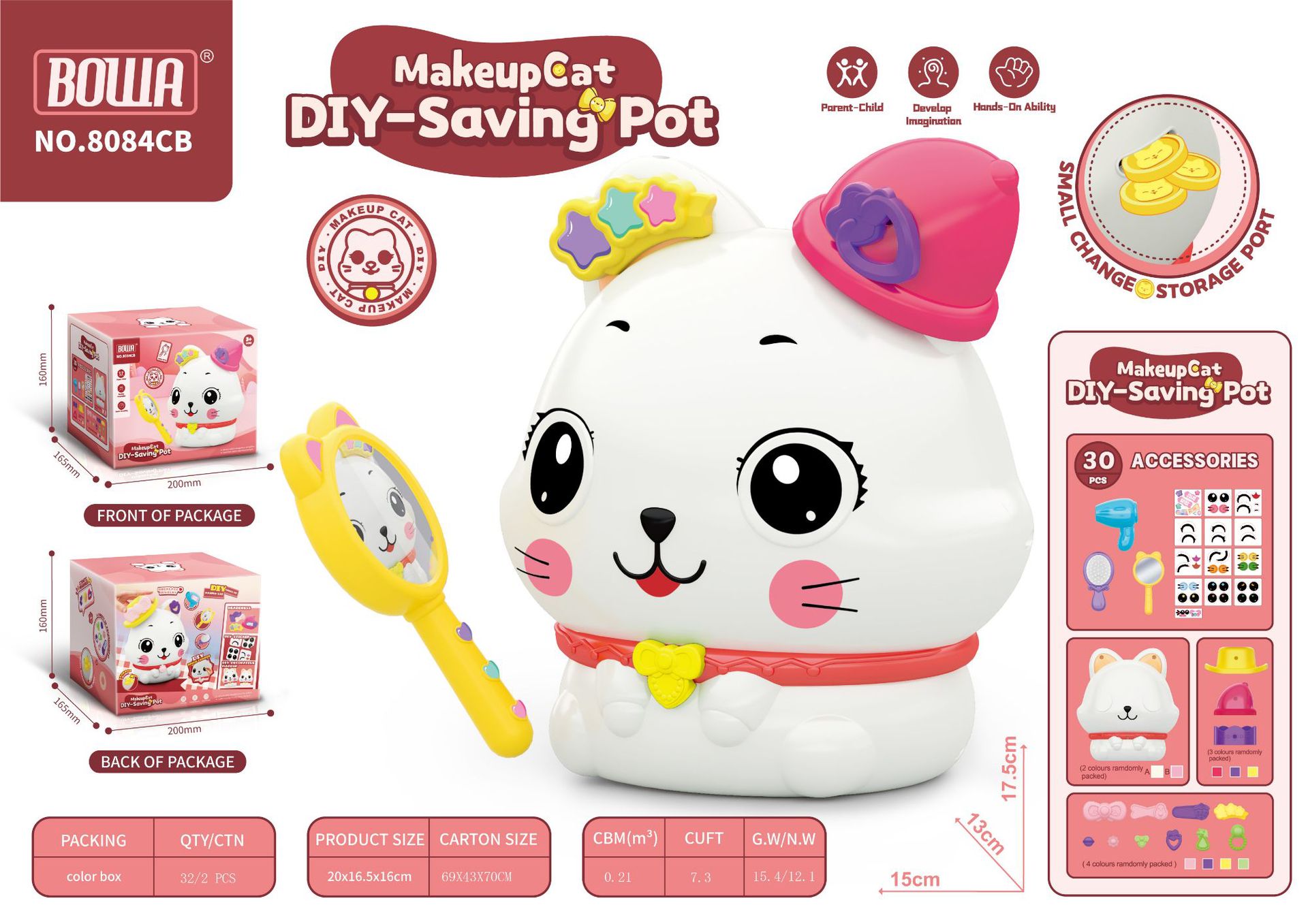Comercio exterior de los niños simulación mascota conejo dentista cuidado diente traje DIY maquillaje gato alcancía jugar casa Juguetes