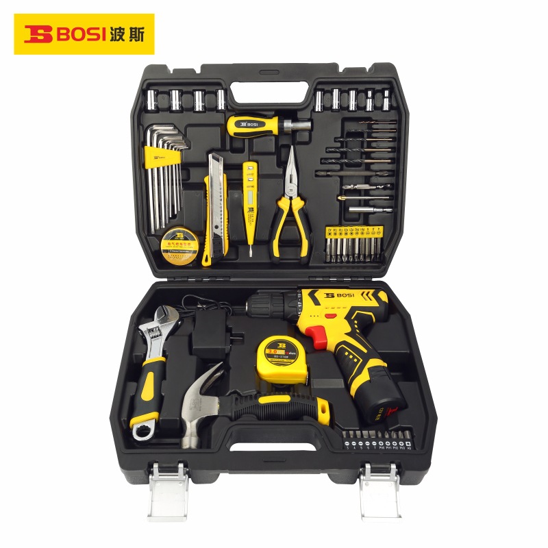 波斯工具 58件多功能锂电钻组套 BS511058