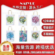 钻石画包包四季树手提袋厂家销售异形钻5d圆钻多用途手工方便袋