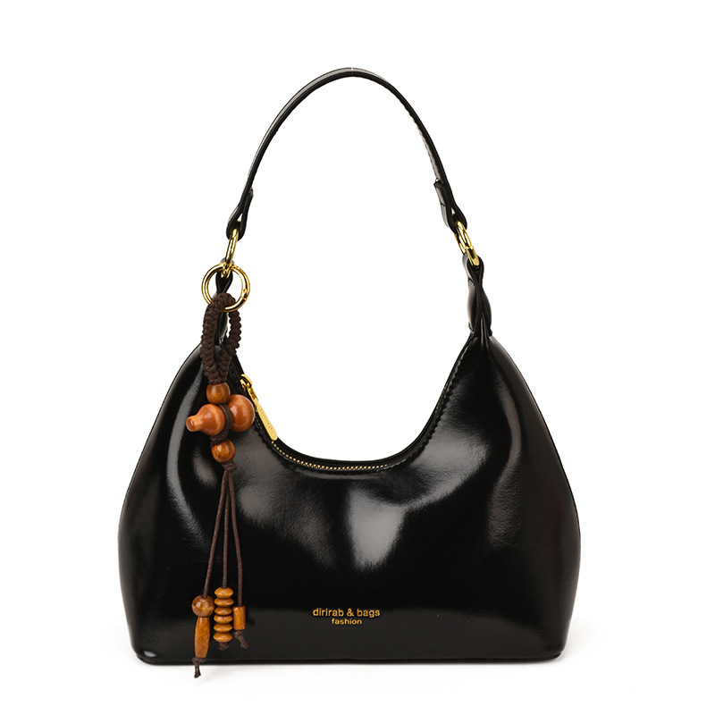 Moda de cera de cuero pulsera bolso de brazalete para mujeres 2026 venta en caliente transfronteriza nueva sensación de lujo ligero bolso de hombro