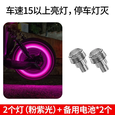 Flashing Valve Lights, Other Automotive Exterior Supplies - pink-purple-light-2-pack