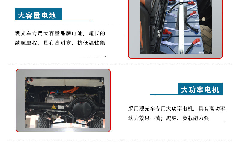 Electric Golf Cart Golf Course Scenic Resort Hotel Shuttle Bus 2-4-6 Seats Sightseeing Tour Bus Viewing Room