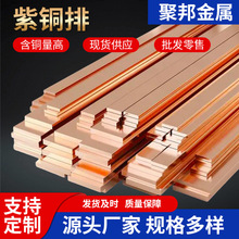 厂家现货T2/T3紫铜排扁条异形铜排C1100导电镀锡铜排加工批发零售