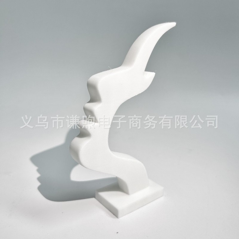 跨境爆款抽象人物眼镜支架简约电视柜客厅书房别墅售楼处软装饰品|undefined