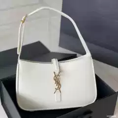 Premium Real Leather YSL Bag Women 2025 New Handbag Shoulder Bag Hobo Vintage Baguette Bag
