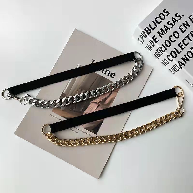 Fashion Solid Color Metal Chain Belt display picture 2