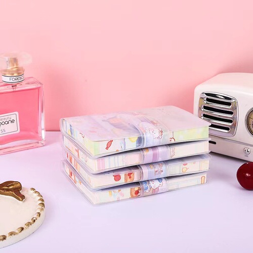 Portable pocket mini A7 small notebook with detachable Velcro cover, notebook for girls, mini memo book