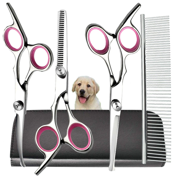 6-piece set [Pink Circle White Hat]