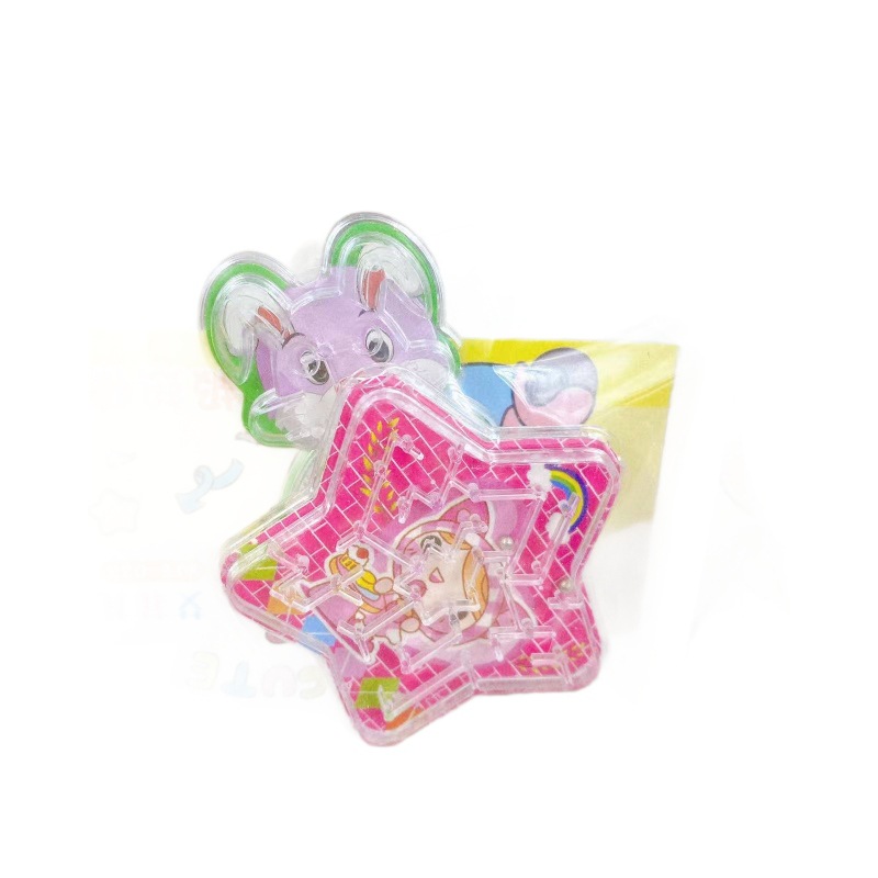 Equilibrio pequeño laberinto bolsas de dibujos animados 2 en laberinto entrenamiento puzzle infantil regalo creativo juguetes de jardín de infantes
