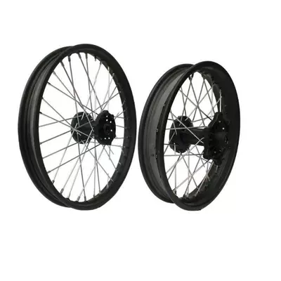 Suitable for Huanghe Hailing Hengjian Motorcycle wheel hub - front-160x19-rear-215x16-black