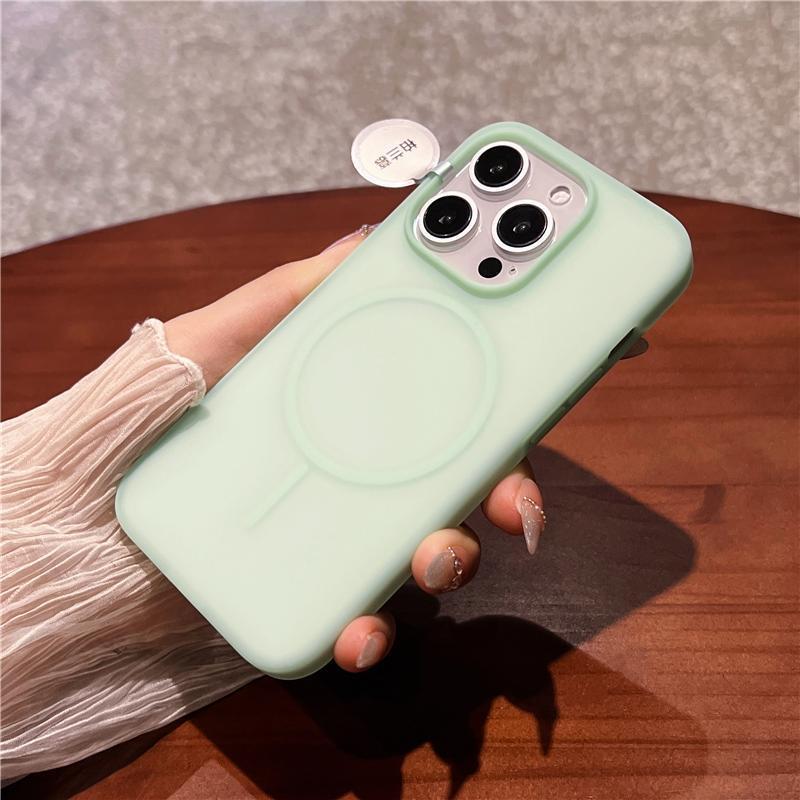 适用苹果17promax手机壳磁吸冰透超薄液态硅胶防摔iPhone16保护套|undefined