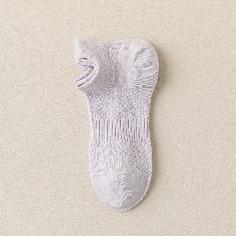 女性用ラミーソックス、夏用ショートチューブ耳、薄手、通気性、吸汗性、消臭性のある麻綿レディースボートソックス、卸売|undefined