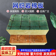 10公分网织增强岩棉板网格布复合岩棉板 现货外墙防火增强保温板