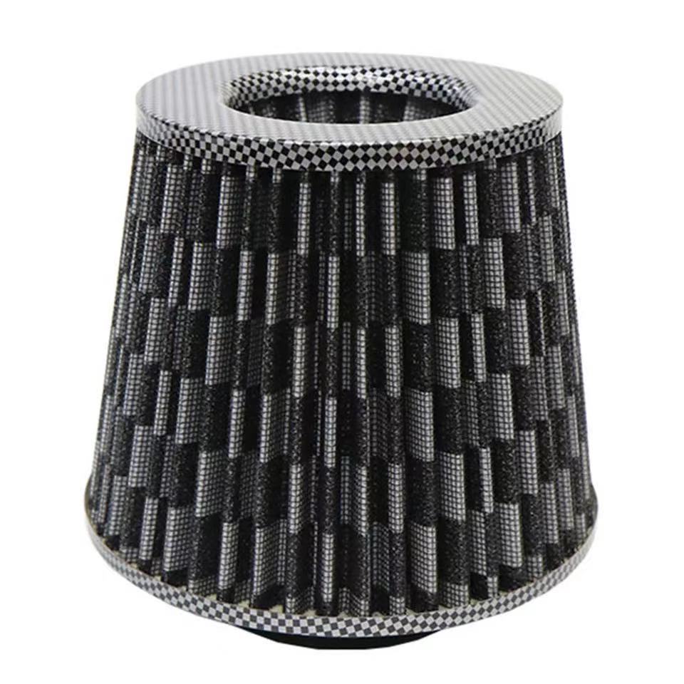 Car modified 76mm large flow air filter modified mushroom head filter winter mushroom head exhaust gas filter