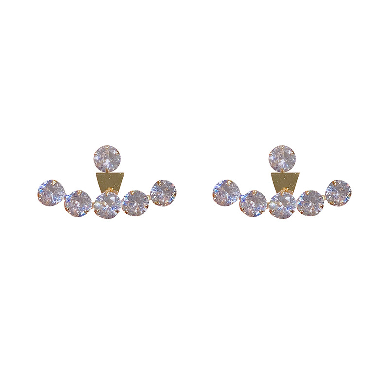 Boucles D&#39;oreilles En Strass Boucles D&#39;oreilles En Forme D&#39;ancre display picture 5