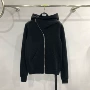 情侣款版型男女黑色帽衫