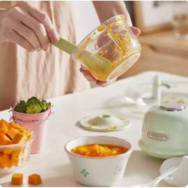 Bear/小熊绞肉机电动家用小型搅蒜器多功能无线切碎机QSJ-E40B1